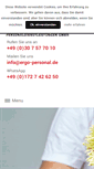 Mobile Screenshot of ergo-personal.de